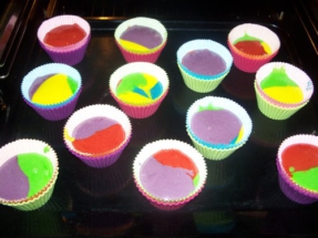 Bunte Muffins