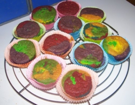 Bunte Muffins