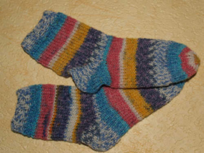 Gestrickte Socken