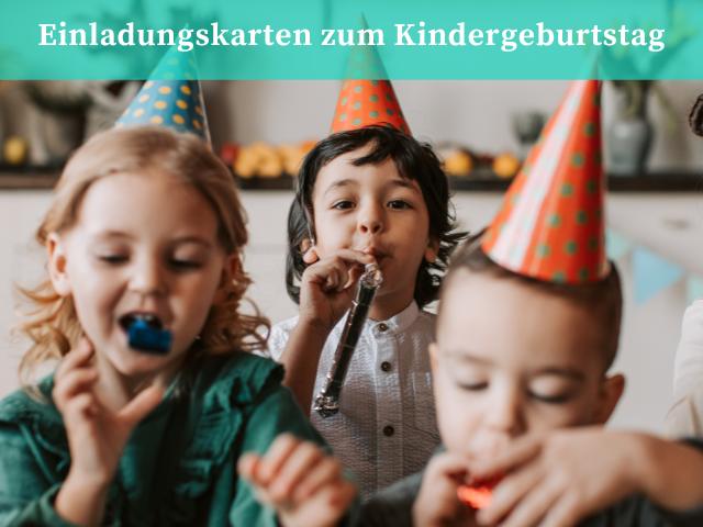 Rund um den Kindergeburtstag – Einladungskarten