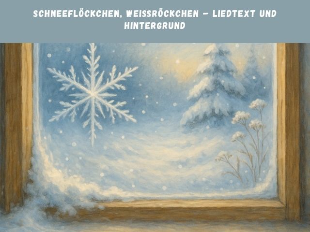 Schneeflöckchen, Weißröckchen – Liedtext und Hintergrund