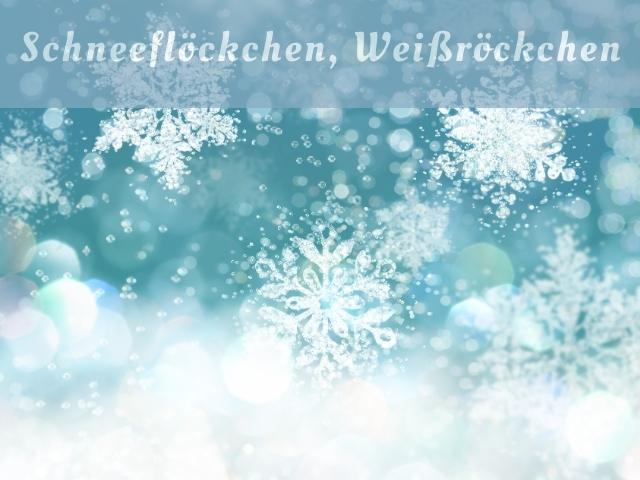 Schneeflöckchen, Weißröckchen - Leben mit Kind