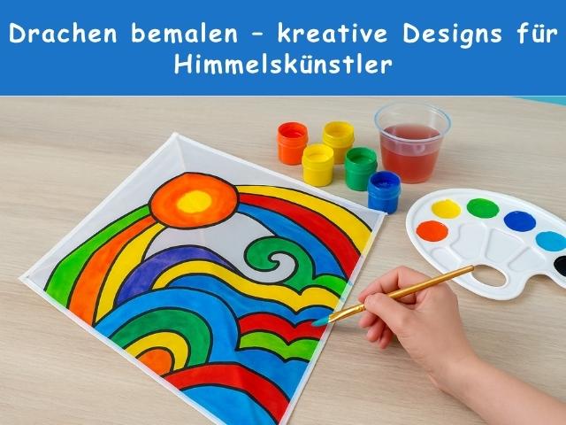 Drachen bemalen – kreative Designs für Himmelskünstler