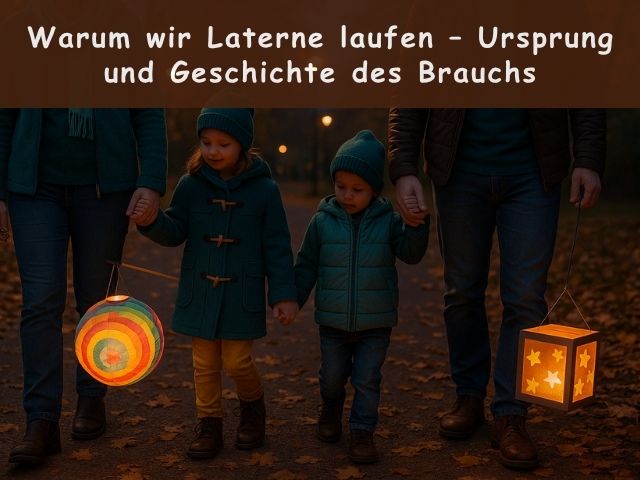 Warum wir Laterne laufen – Ursprung und Geschichte des Brauchs