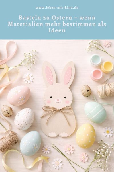 Basteln zu Ostern – wenn Materialien mehr bestimmen als Ideen