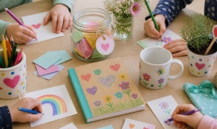 Abschied im Kindergarten: Geschenkideen für Erzieherinnen, die Kinder mitgestalten können