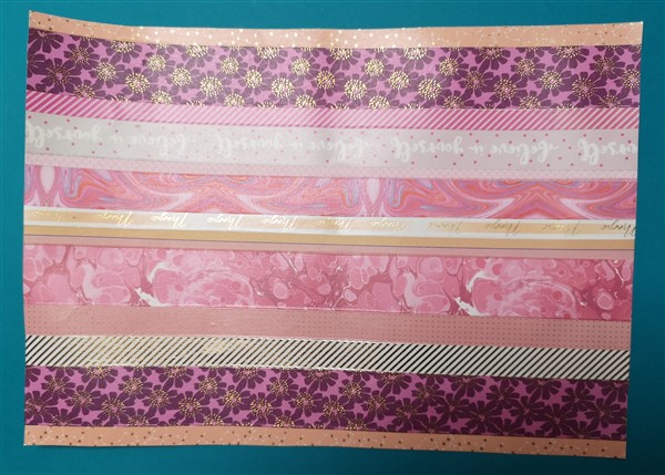 Bastelpapier mit Washitape gestalten – eine einfache Mitmachidee für Kinder