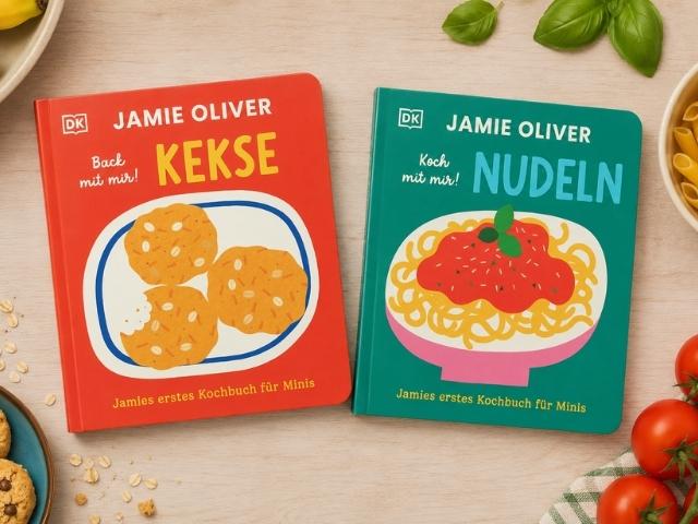 Jamie Oliver Kinderkochbücher: Kekse backen und Nudeln kochen mit Kindern